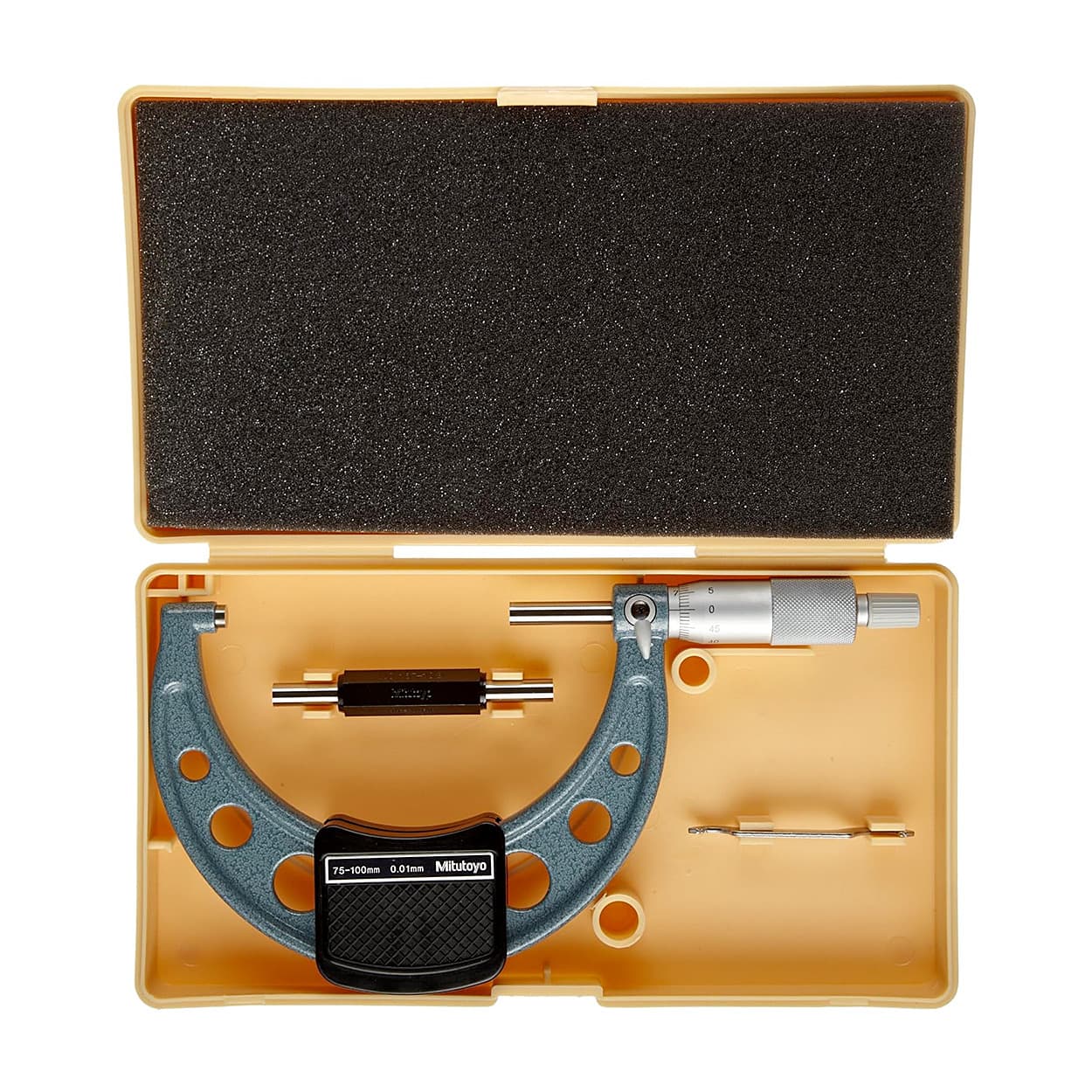 Mitutoyo 75 - 100 mm Outside Micrometer (Economy Design), 103-140-10
