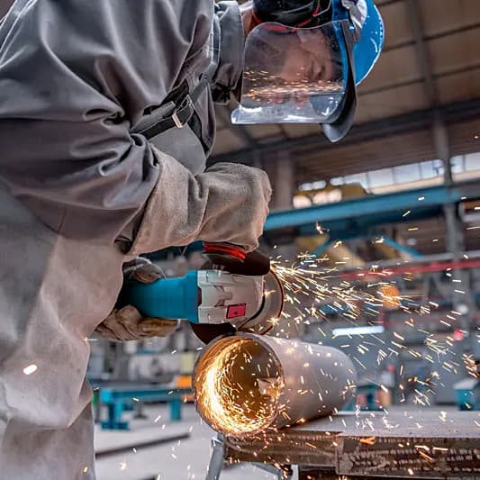 Bosch 125mm / 5 inch 1200W Professional Angle Grinder with Protective Guard, GWS 12-125 P