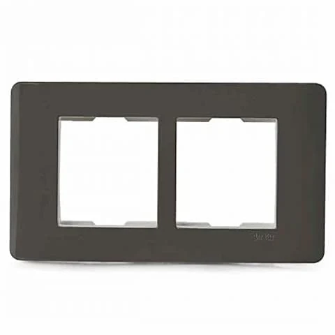 Schneider Electric Zencelo 4 M Grid & 4 Module Cover Frame - Dark Grey (Pack of 10 Pcs), IN8404C(BZ)