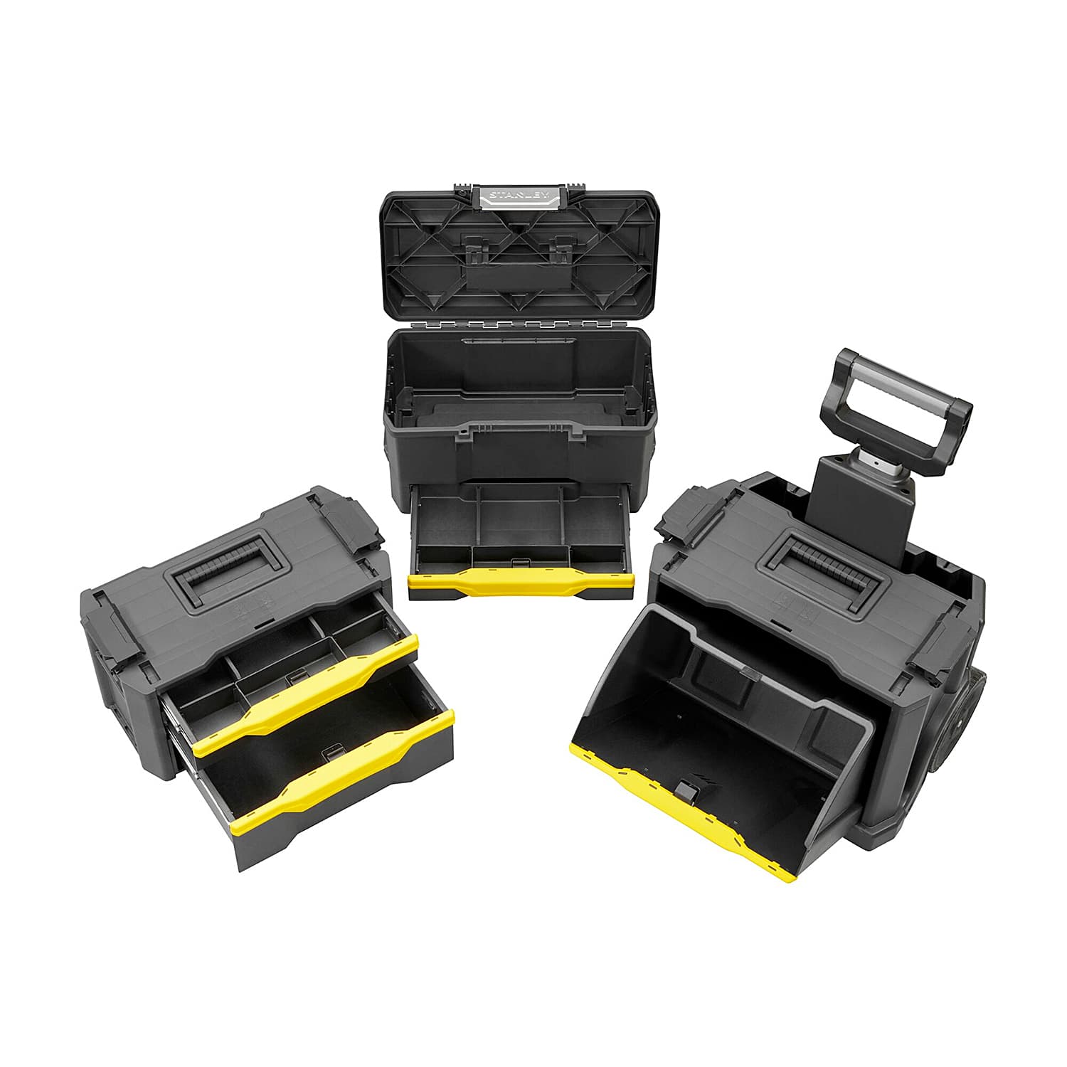 Stanley 5 in 1 Pro One Touch Modular Rolling Workshop, 1-79-206