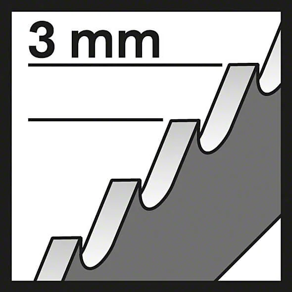 Bosch 100 mm Jigsaw Blades Special for Aluminium (T 127 D), 2 609 256 736