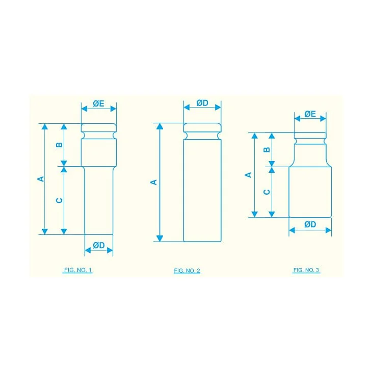 Taparia 8 mm, 1/2 Inch Sq. Drive Deep Impact Socket (Hexagonal), IML 8H