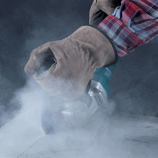 Makita 125mm / 5 inch, 1100W SJS II Angle Grinder with Anti-Restart Function, Soft Start & Slide Switch, GA5040R