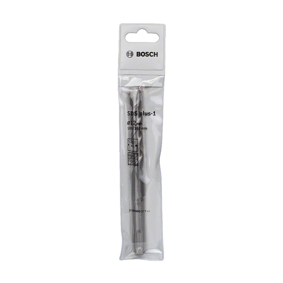 Bosch 12 x 160 mm SDS plus-1 Drill Bits, 2 608 680 277
