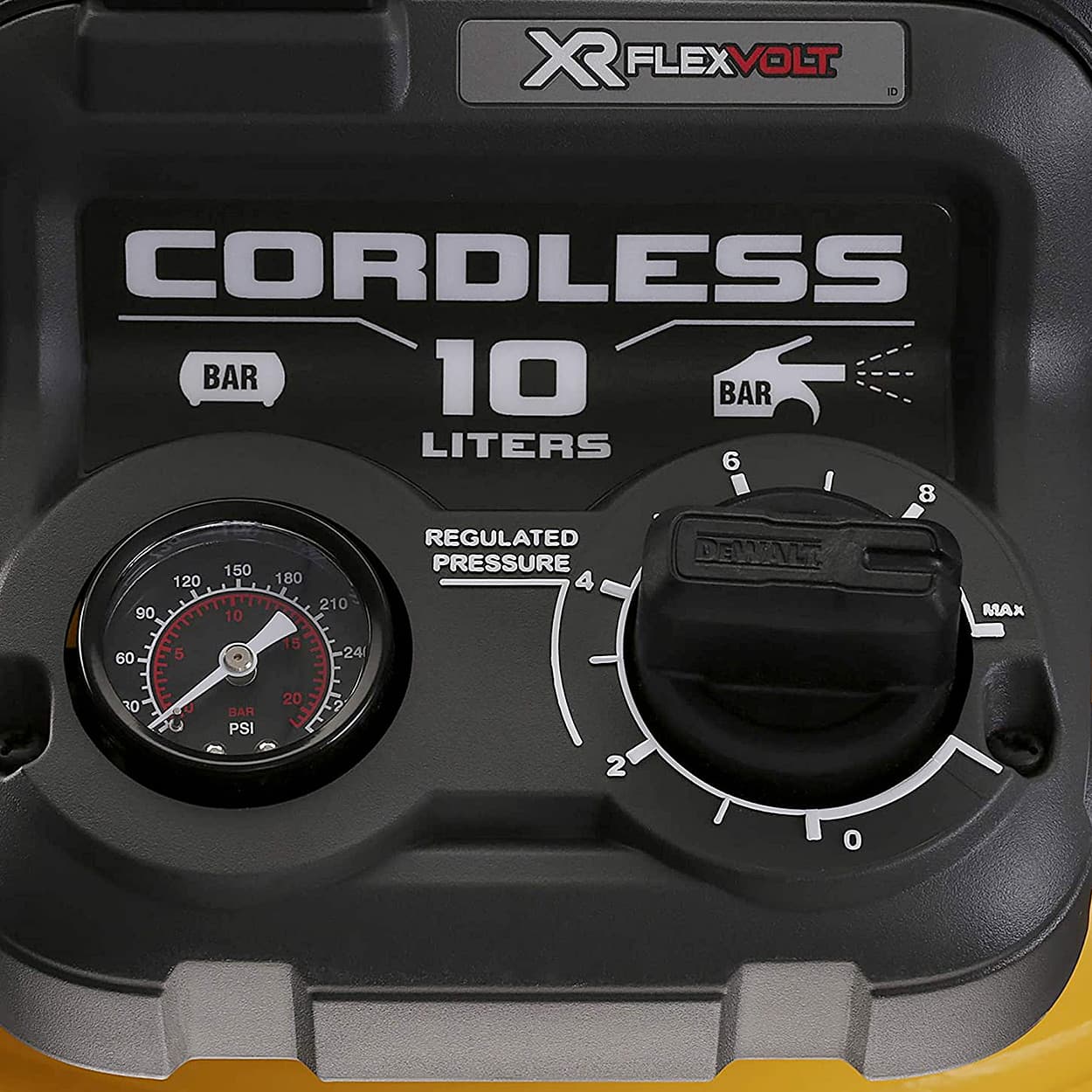 Dewalt 9.3 Bar 54V XR FLEXVOLT Li-ion Cordless Air Compressor with 31L/min Air Delivery (10L Tank)-Bare, DCC1054N-XJ