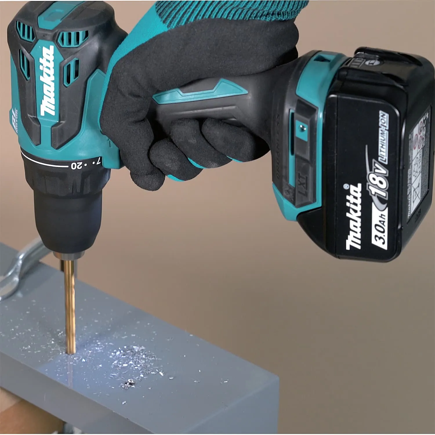 Makita 18V LXT Li-Ion 13 mm (1/2") Brushless Cordless Hammer Drill Driver (Bare Tool), DHP490Z