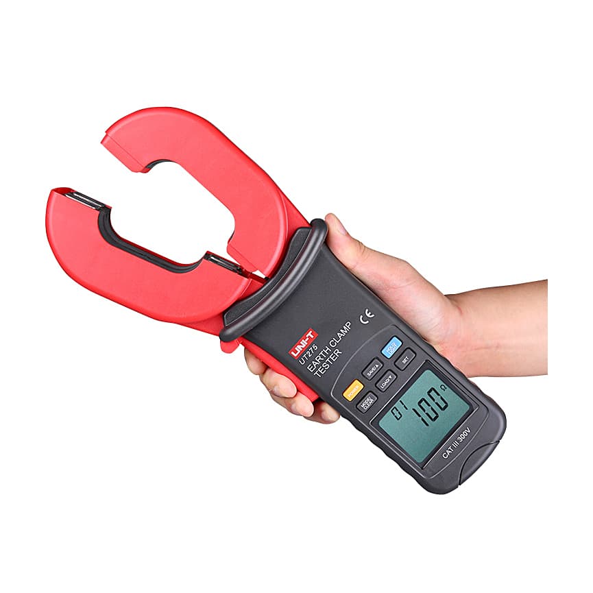 UNI-T 1000 Ohm / 10000 Count Clamp On Earth Resistance Tester, UT275