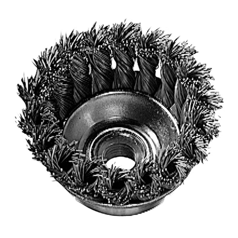 Bosch 75 mm Dia. Steel Wire Cup Brush with Knotted Wire, 1 608 622 029
