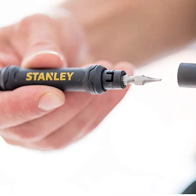 Stanley 4 In 1 Bi-Material Pocket Screwdriver, 66-344