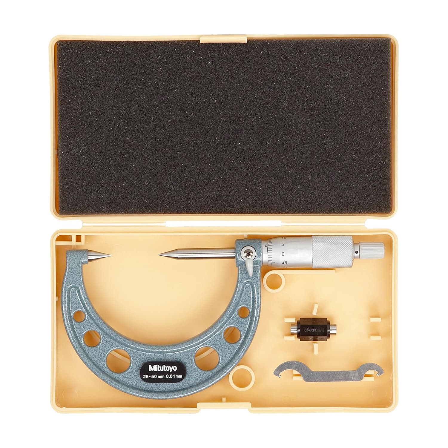 Mitutoyo 25 - 50 mm / 30 Degree Point Micrometer, 112-202