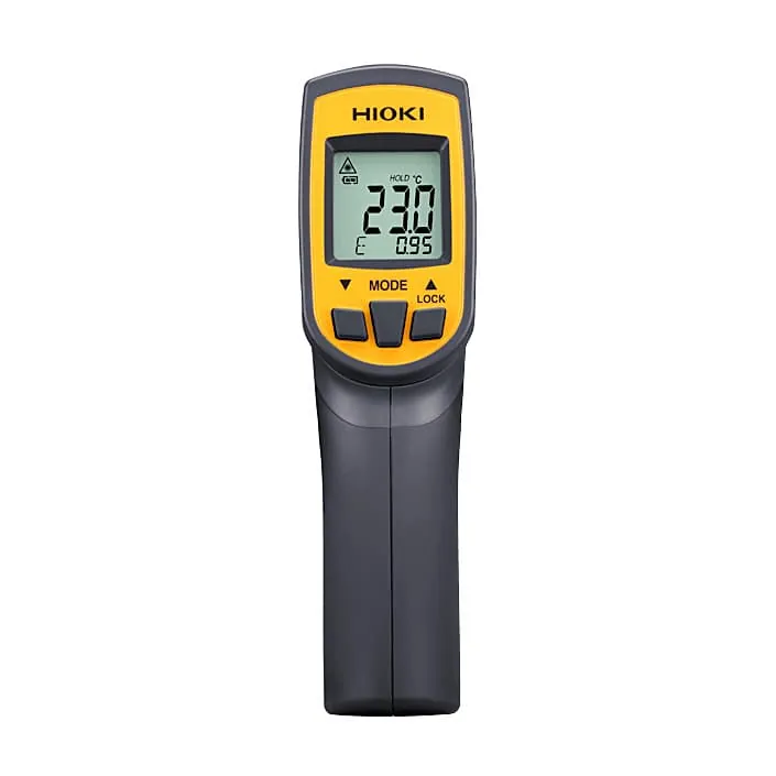 Hioki Non-Contact Infrared Thermometer Sharply Focus on Measurement Spots With Two-Beam Laser Marker, FT3700-20