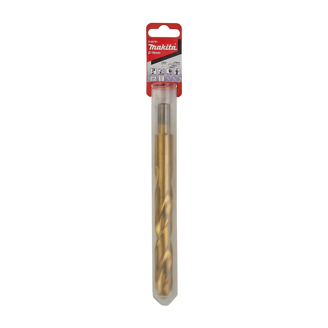 Makita 19 mm HSS-Tin Metal Drill Bits, D-65791