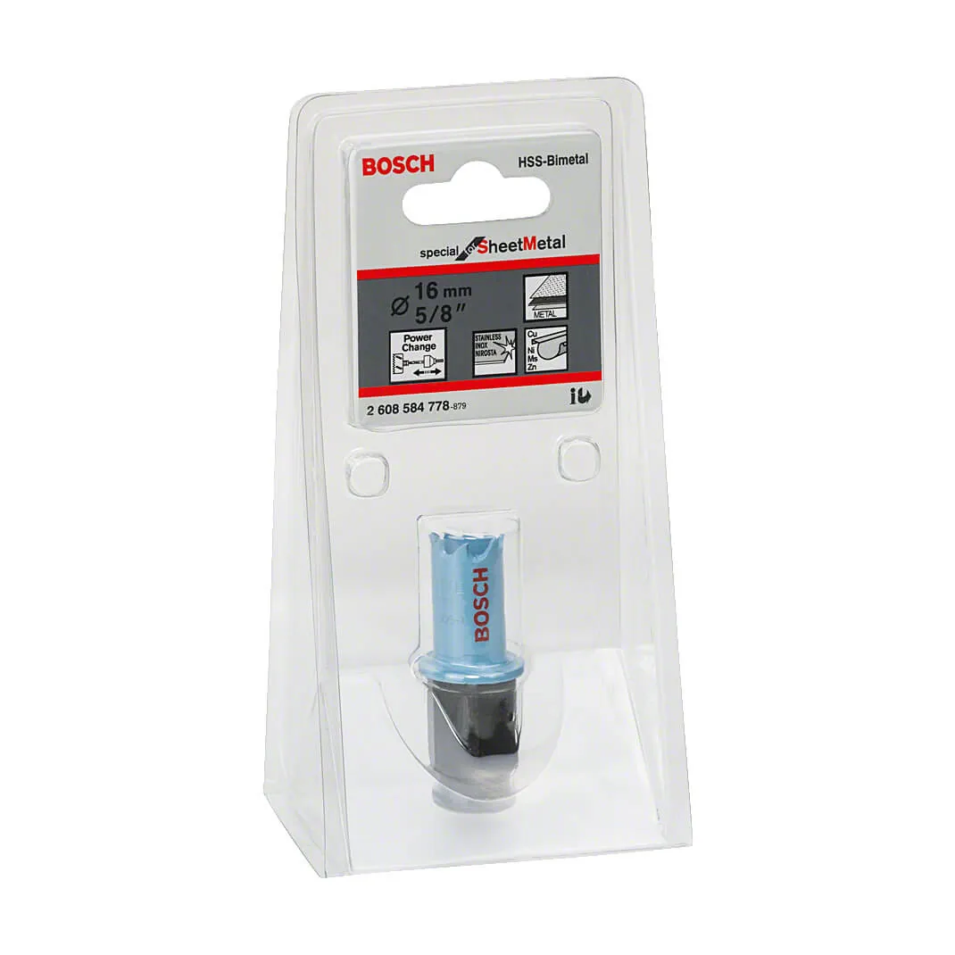 Bosch 16 mm Sheet Metal Power Change Adapter, 2 608 584 778
