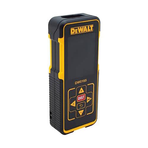 Dewalt 50M 165 Ft. Laser Distance Measurer For Distance Area & Volume Measurement with Colour Screen, DW0165N