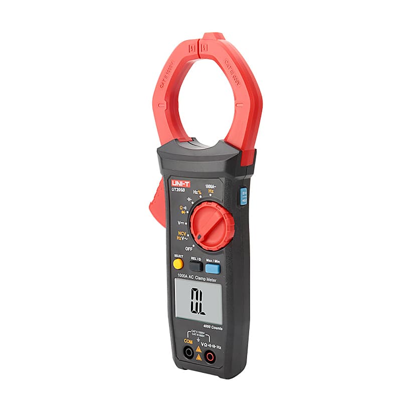 UNI-T 4000 Count / 1000A AC Digital Clamp Meter, UT205B