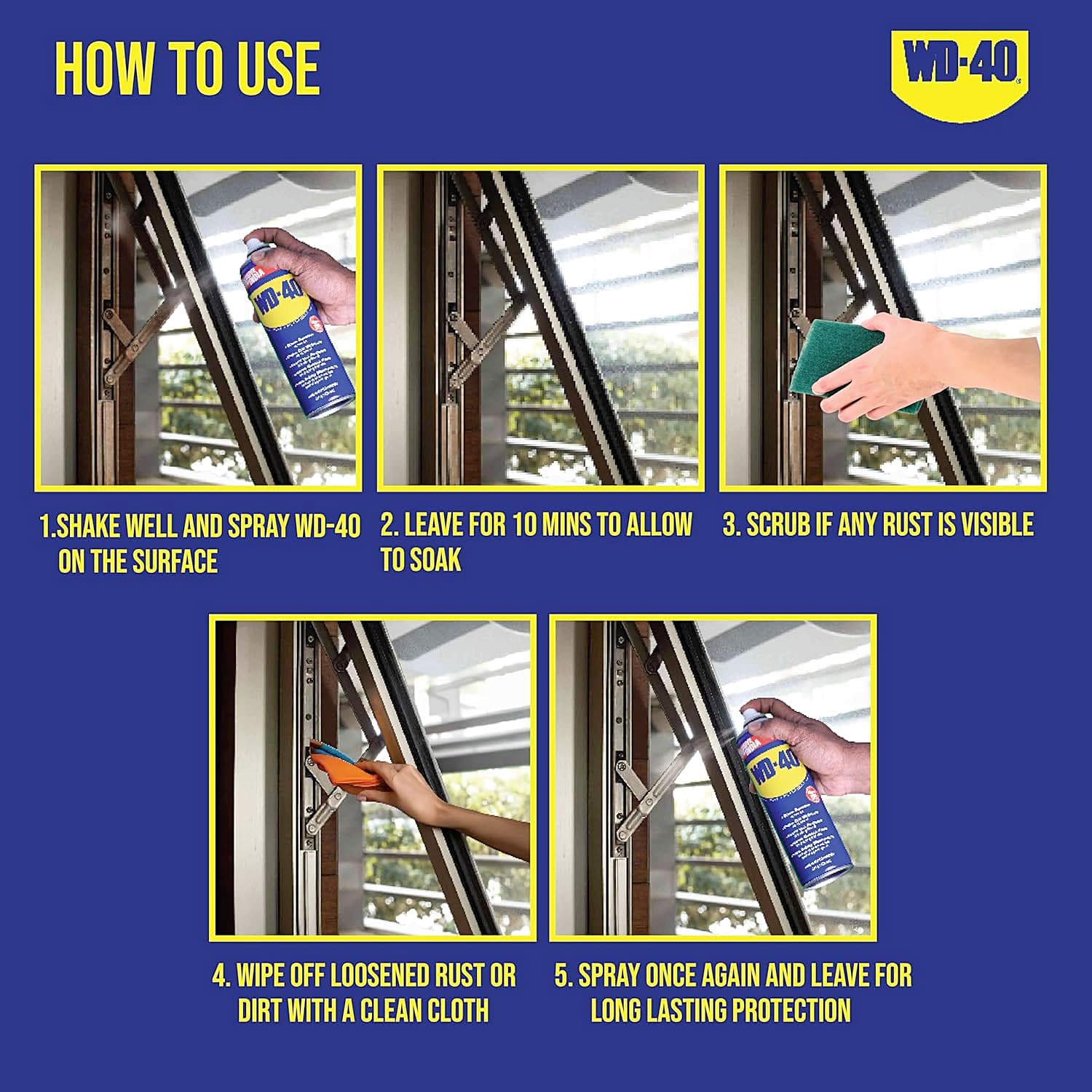 WD-40 170 Gms Multipurpose Rust Removal Spray (Pack of 12 Pcs)