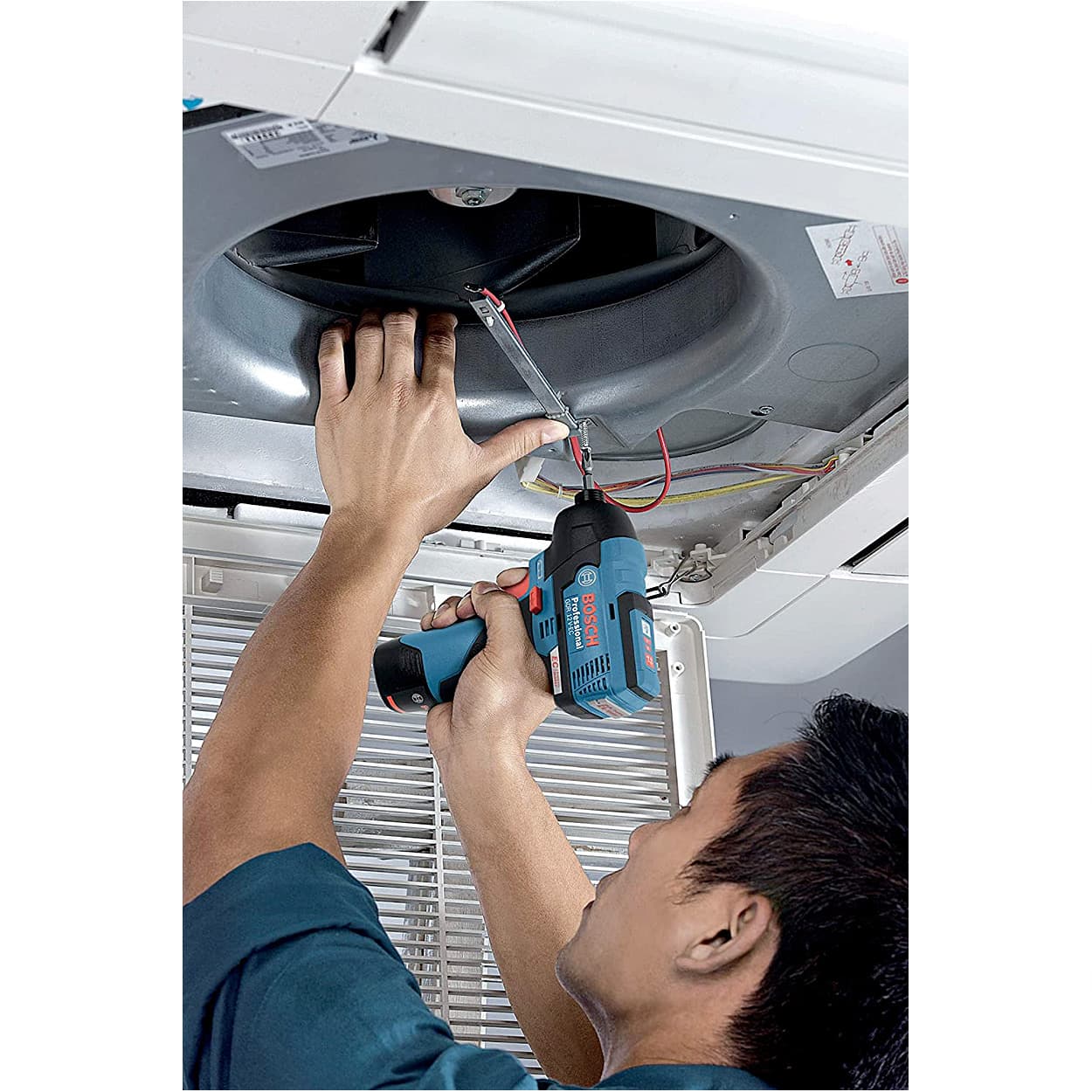 Bosch 12V / 2 x 2.0 Ah Li-ion Professional Cordless Impact Wrench, GDR 12 V-EC