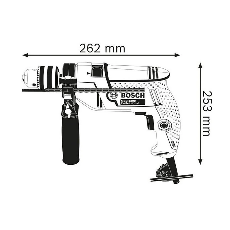 Bosch 13mm 550W Freedom Kit Professional Impact Drill, GSB 550