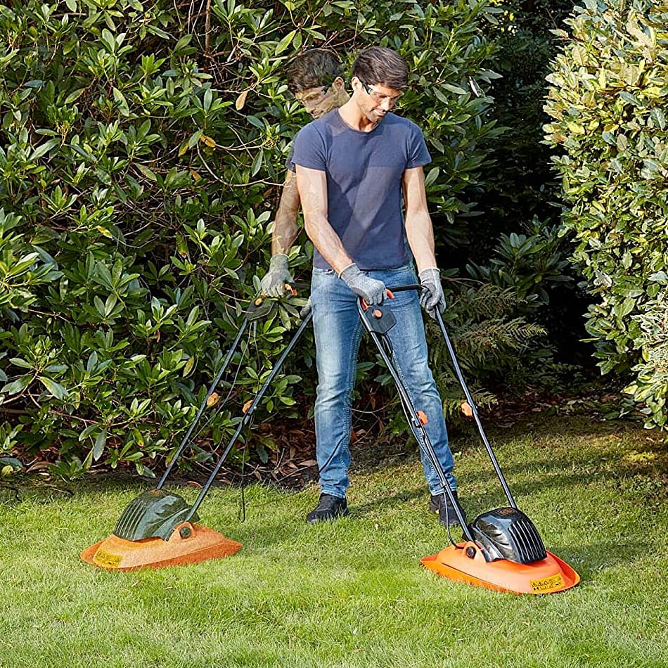 Black+Decker 1200W / 30cm Electric Hover Mower, BEMWH551-QS