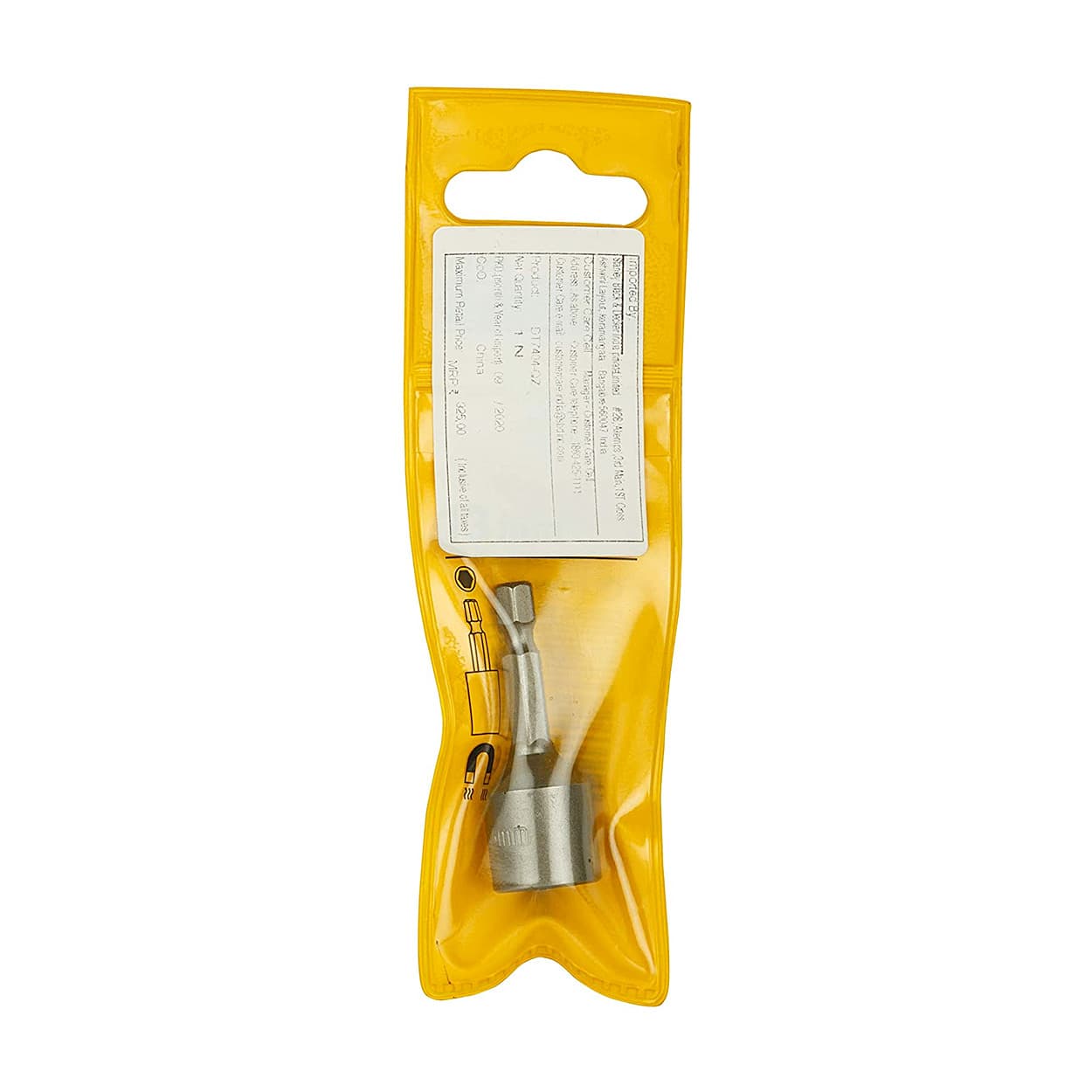 Dewalt 13 mm / 1/4 inch Sq. Drive Magnetic Nut / Socket Driver, DT7404-QZ