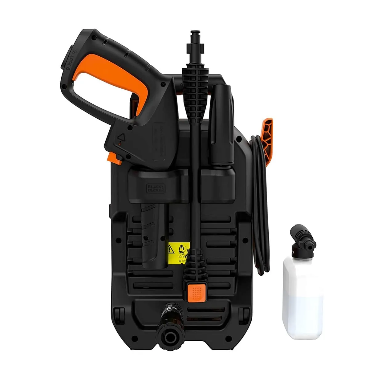Black+Decker 1300W 110 Bar, 1600 PSI Pressure Washer For Car Wash & Home Use, BEPW1600-IN