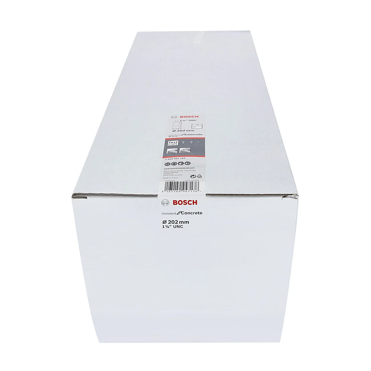 Bosch 202 mm / 1-1/4 Inch UNC Diamond Core Cutting Bits , 2 608 601 744