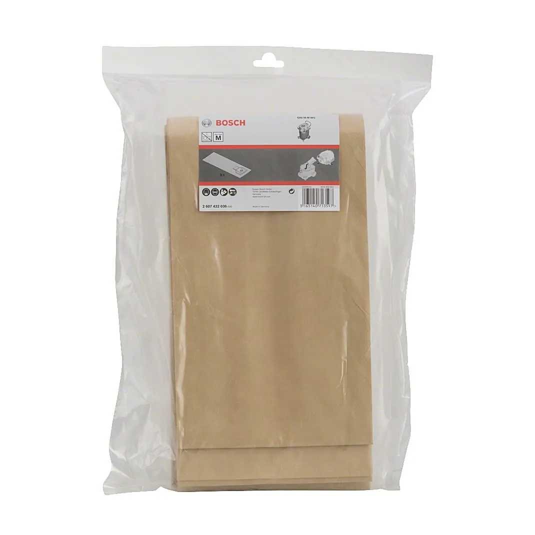 Bosch Paper Filter Bag, 2 607 432 036