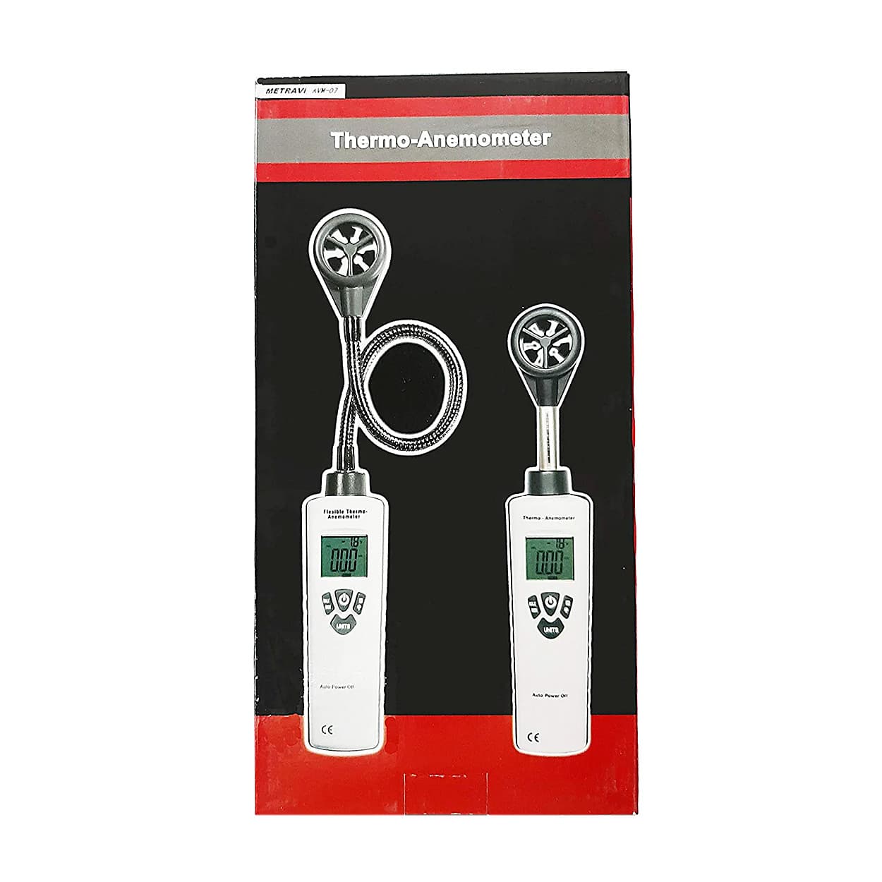 Metravi 30m/Sec Digital Thermo Anemometer With Metal Blades, AVM-07