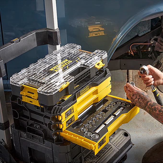 Stanley 126 Pcs Fatmax Pro-Stack 3 Drawers Tool Kit, FMMT98107-1