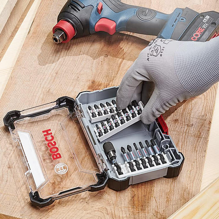 Bosch 44 Pcs Pick & Click Extra Hard Screwdriver Bits, 2 608 522 421