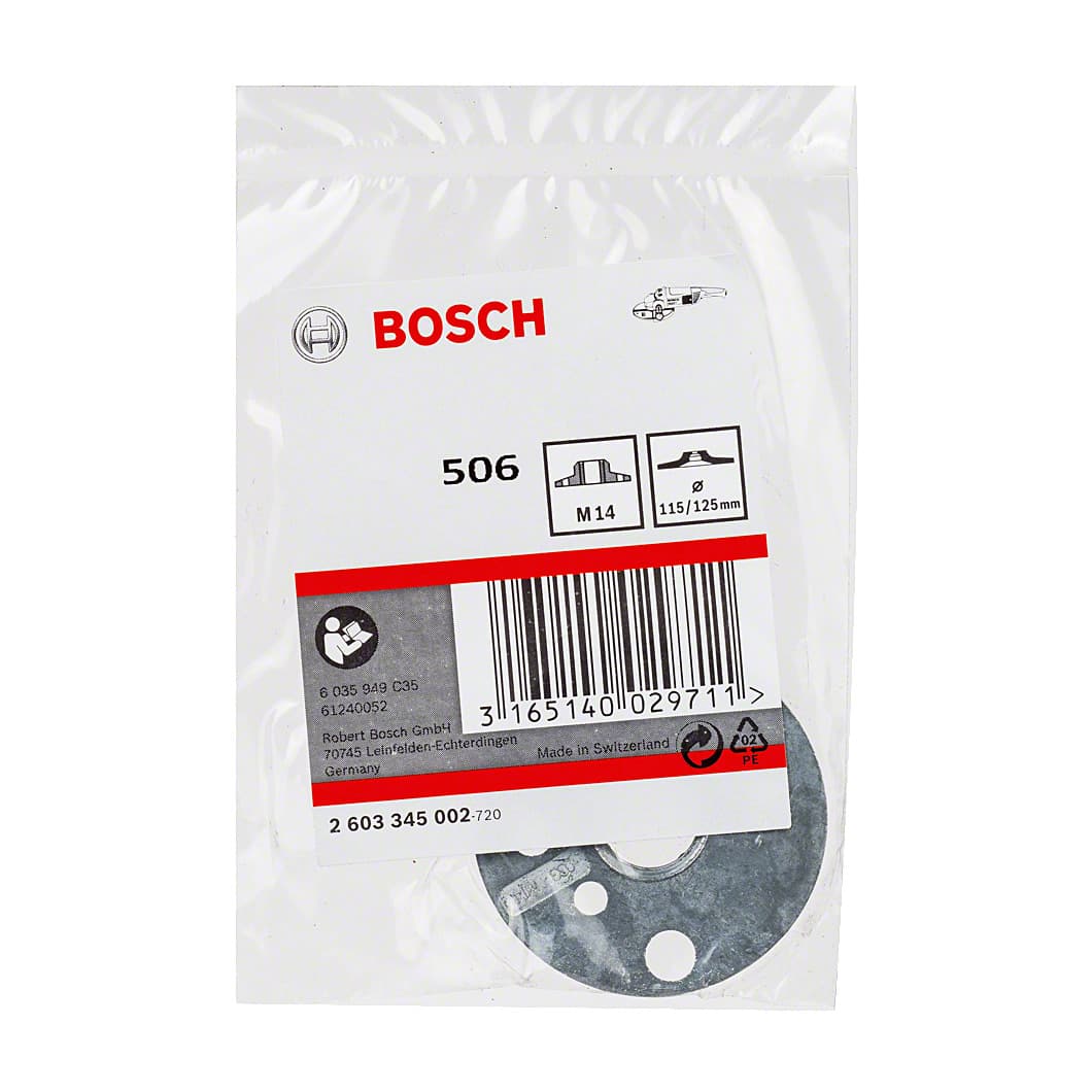 Bosch Round Nut With M14 Flange Thread, 2 603 345 002