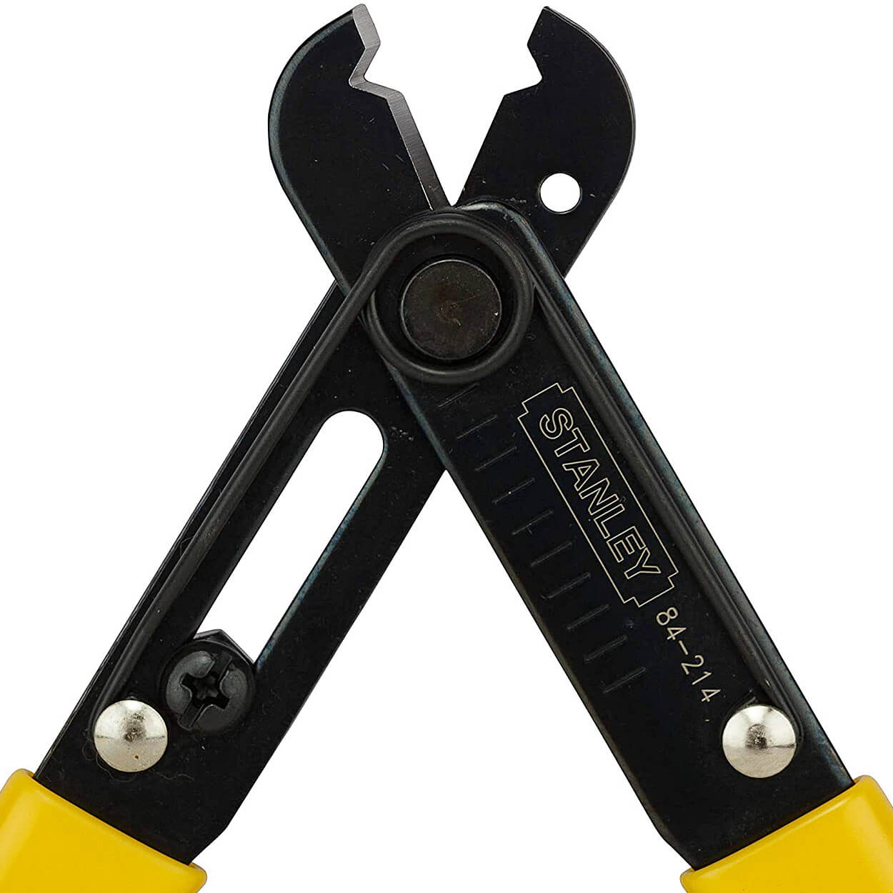 Stanley 5-1/4 inch / 130 mm Wire Stripper (Black and Yellow), 84-214-22