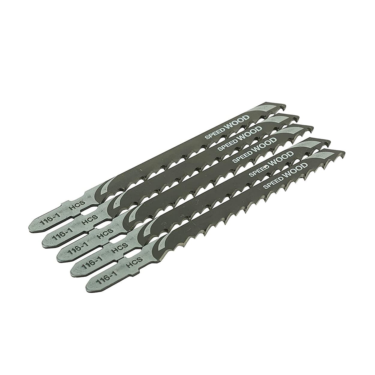 Dewalt 100 x 68 mm High Speed Steel Jigsaw Blades For Wood (T144D) (Pack of 5 Pcs), DT2166-QZ