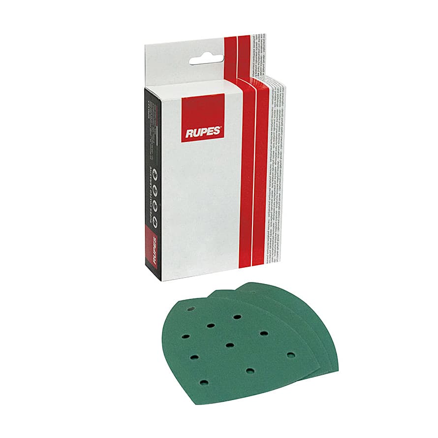 Rupes 320 Grit Film Abrasive Delta Sheets (Pack of 100 Pcs), 9.45109