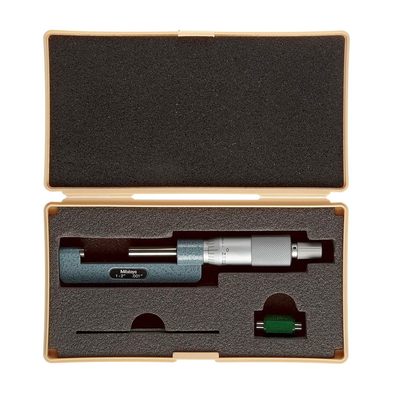Mitutoyo 1 - 2 inch Hub Micrometer, 147-352