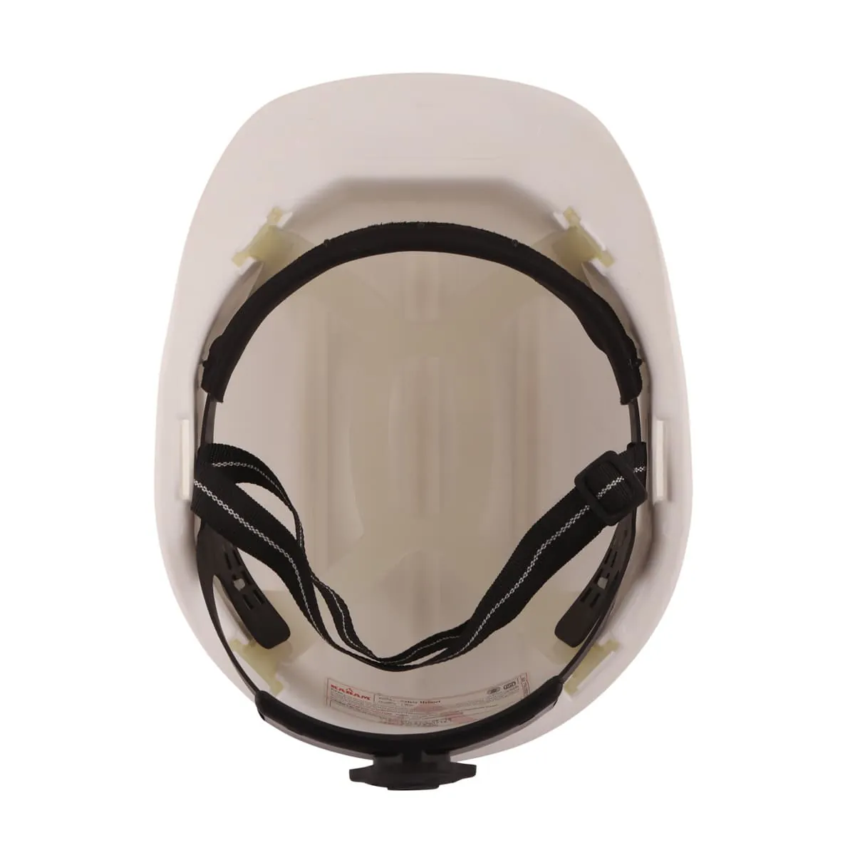 Karam ISI Marked Shelmet Ratchet Type Safety Helmet With Plastic Cradle (White), PN521
