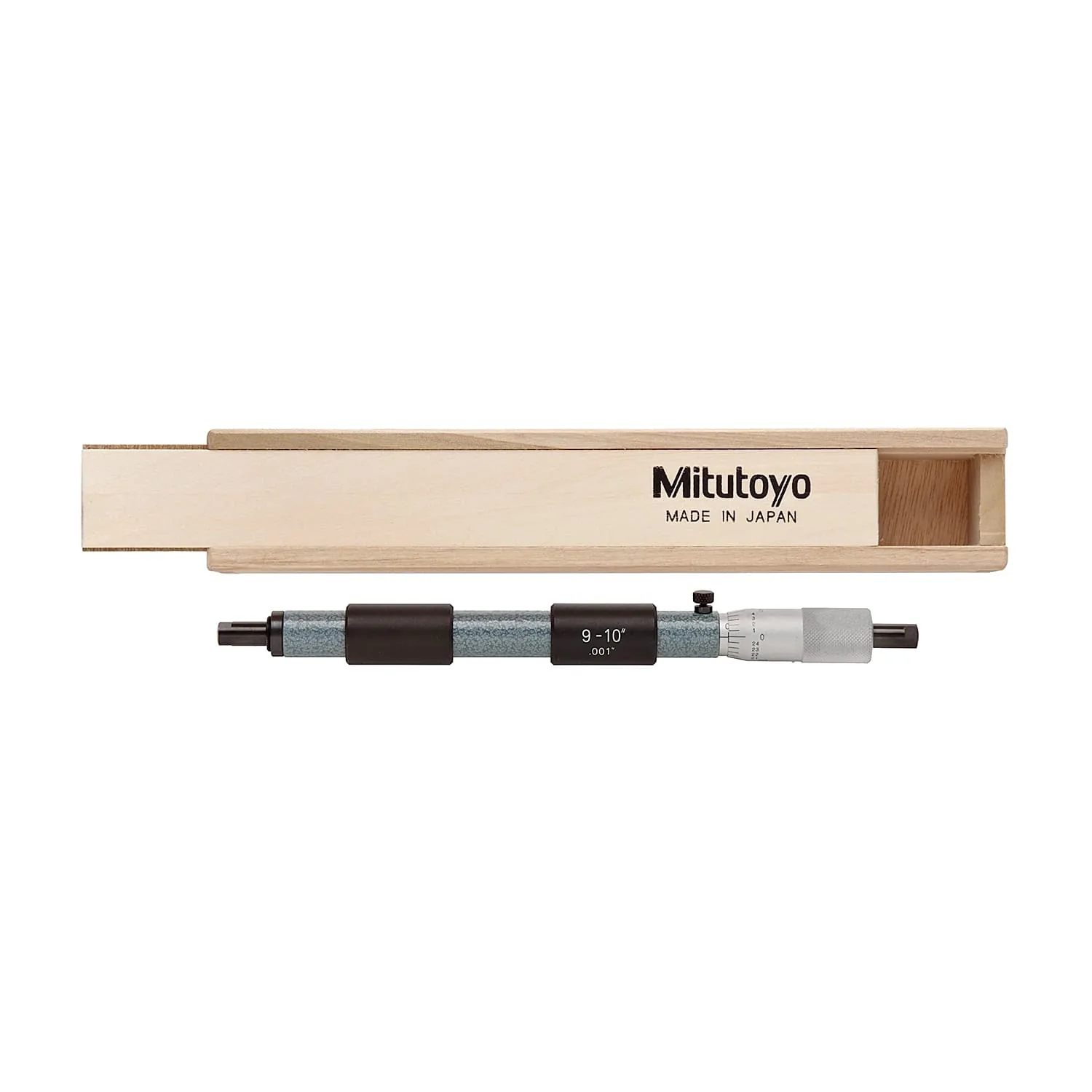Mitutoyo 9 - 10 inch Tubular Inside Micrometer With Spindle Lock, 133-230