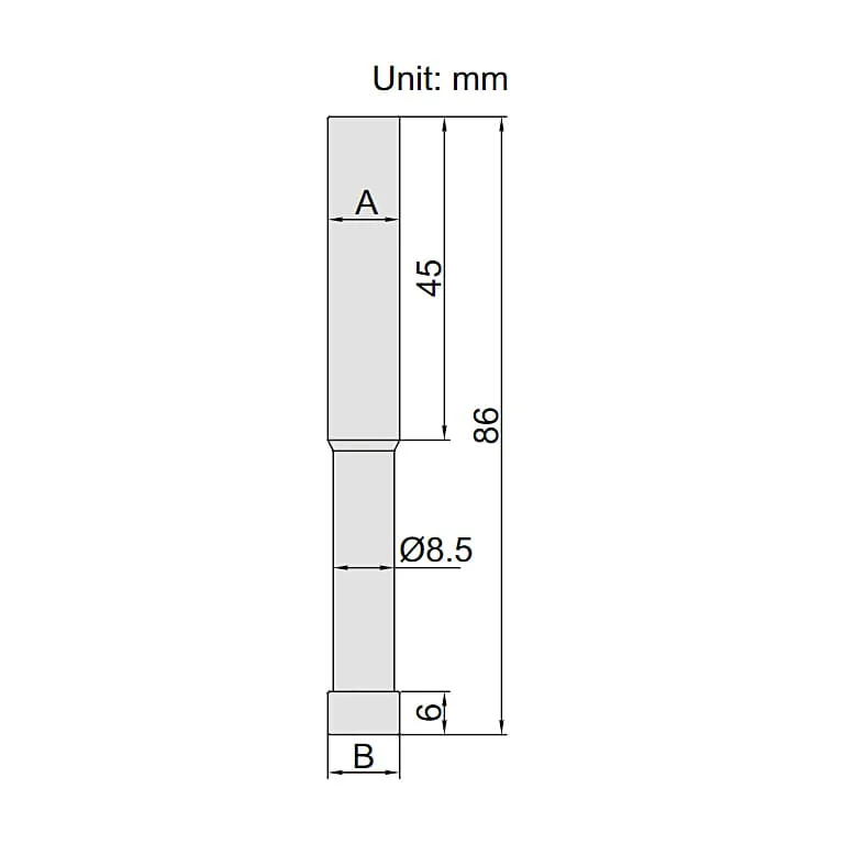 Insize 10 mm Shank Dia. Ceramic Edge Finder, 6568-1