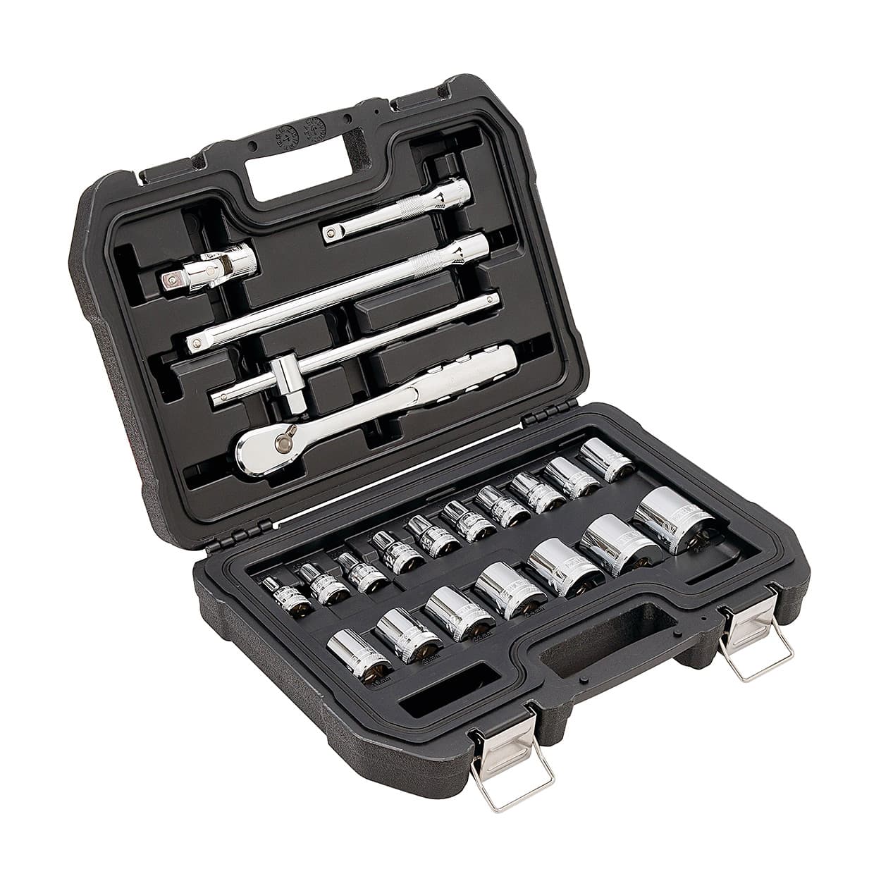 Dewalt 22 Pcs 1/2 Inch Sq. Drive 6 Pt Socket Set, DWMT19241-1