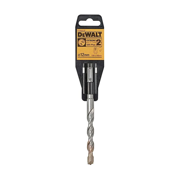 Dewalt 12 x 160 mm Extreme SDS Plus 2 Cutter Drill Bit, DT9552-QZ