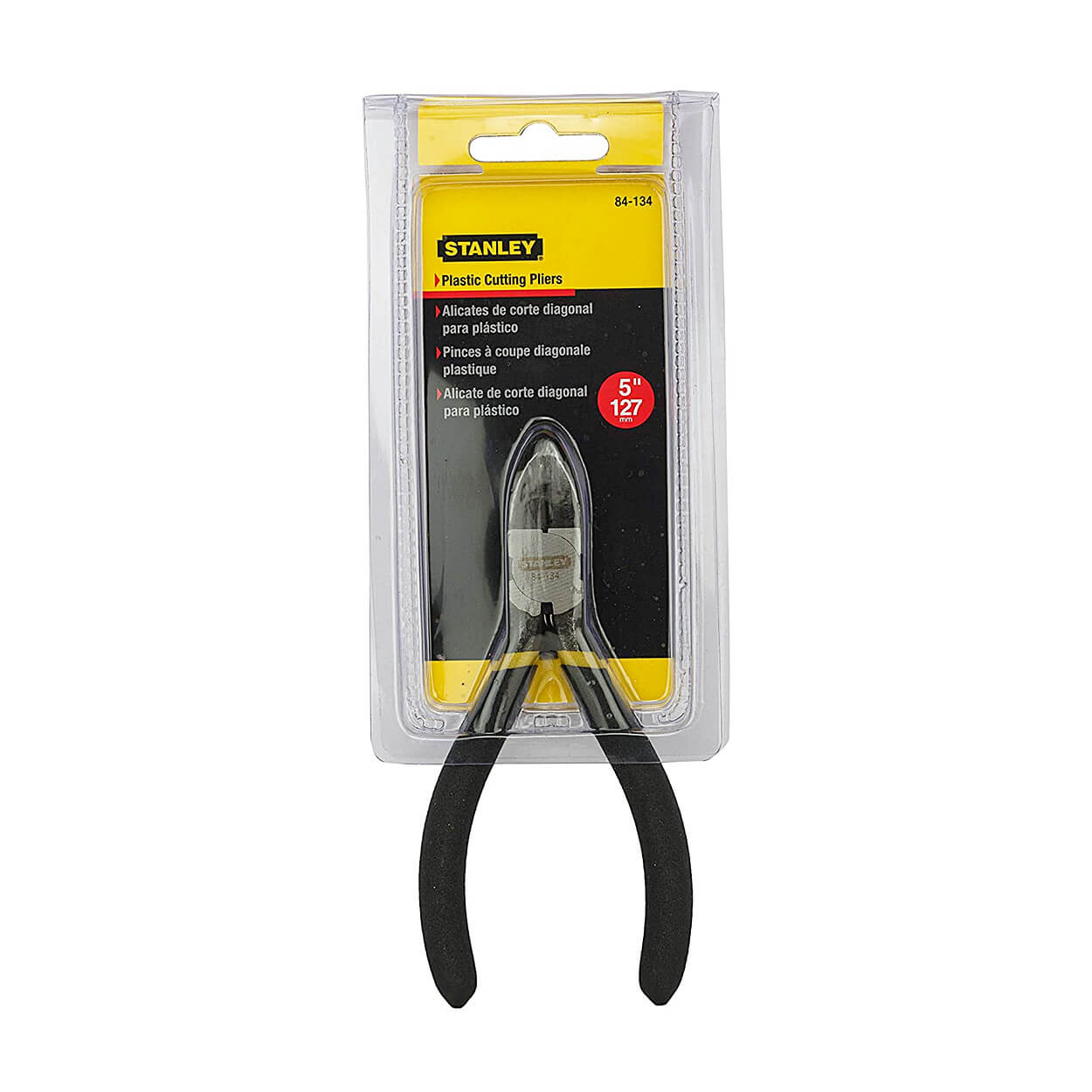 Stanley 5 inch / 127 mm Plastic Nipper Pliers, 84-134-1-23