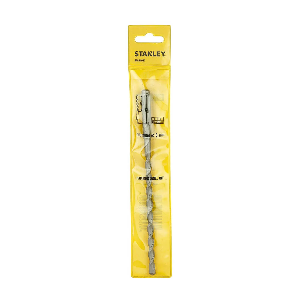 Stanley 8.00 x 210 mm SDS Plus Hammer Drill Bit, STA54057-IN