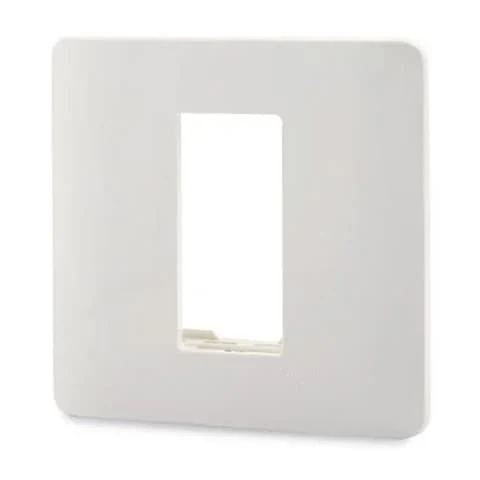Schneider Electric Zencelo 1 M Grid & 1 Module Cover Frame - White (Pack of 10 Pcs), IN8401C