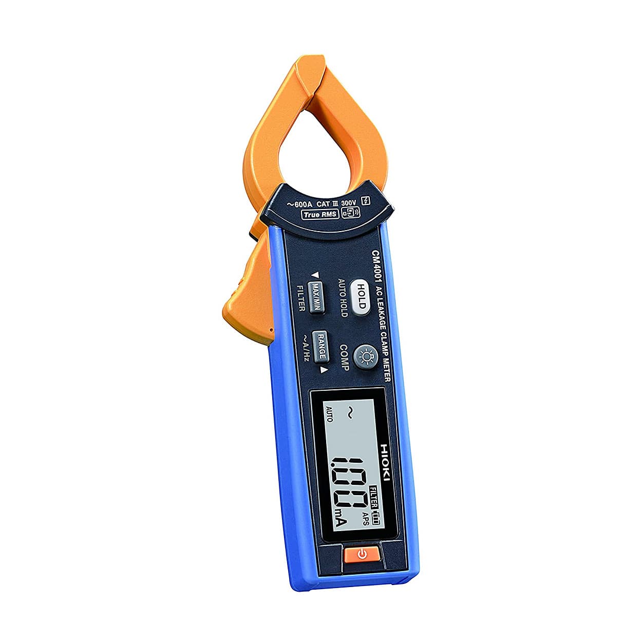 Hioki 0.60 mA - 600.0A AC Leakage Clamp Meter, CM4001