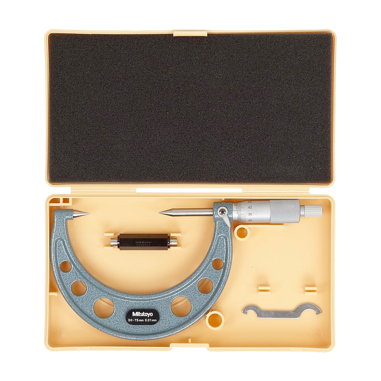 Mitutoyo 50 - 75 mm / 30 Degree Point Micrometer, 112-203