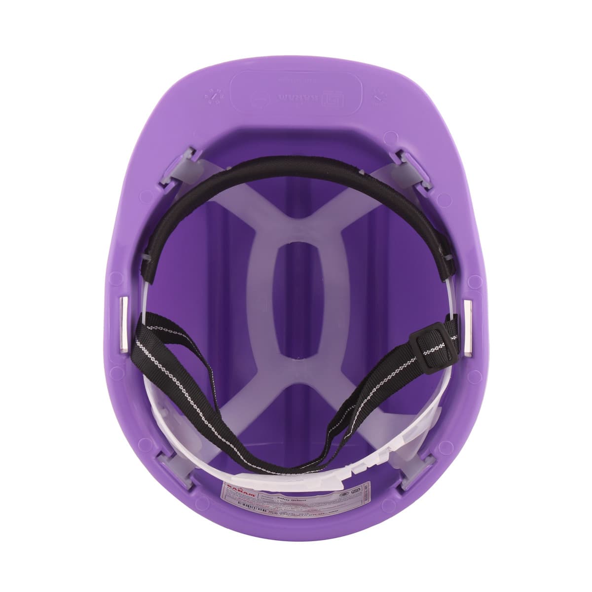 Karam ISI Marked Shelmet Safety Helmet With Plastic Cradle (Violet), PN501