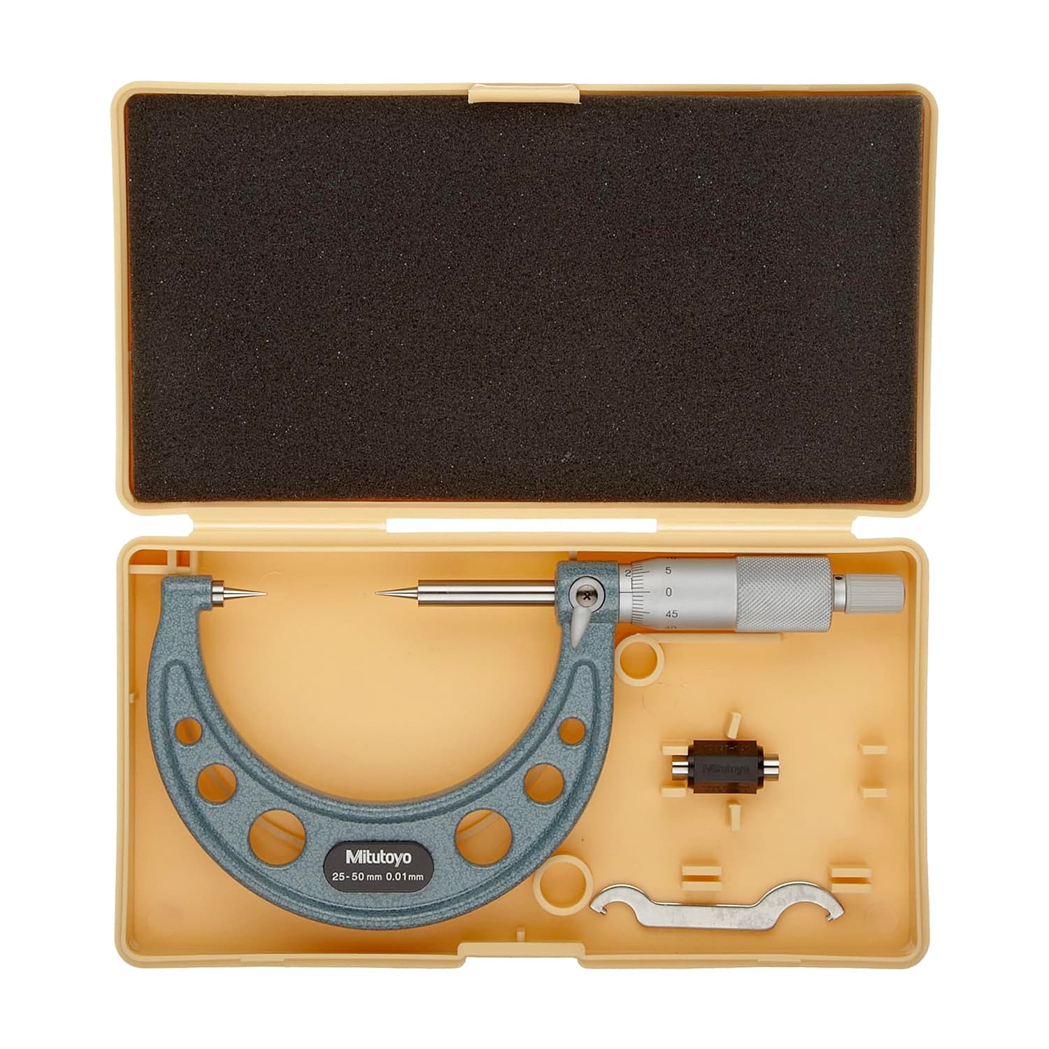 Mitutoyo 25 - 50 mm / 15 Degree Point Micrometer, 112-154
