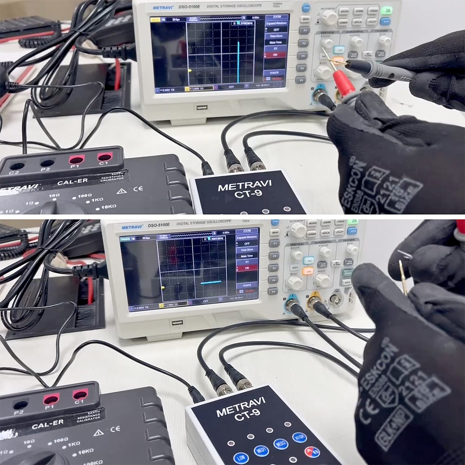 Metravi Handheld Dual Channel VI Curve Tracer for Oscilloscope, CT-9