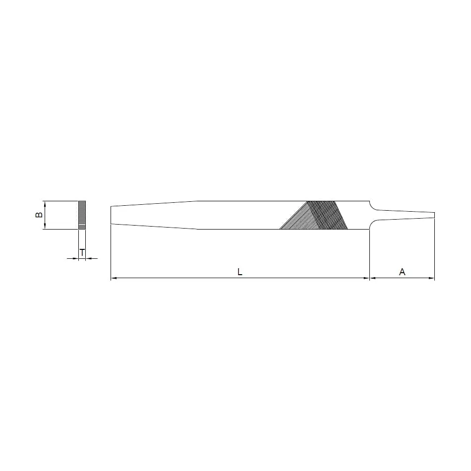 Taparia 300 mm / 12 inch Flat Machinist File (Bastard), FL 3001