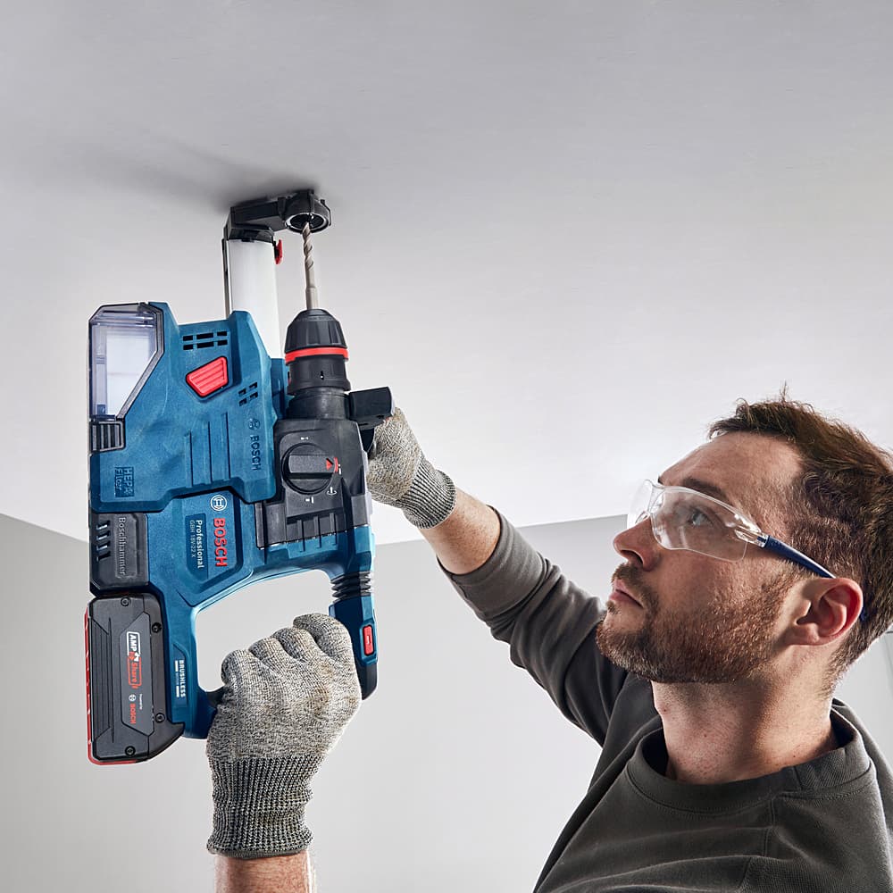 Bosch 18V Professional Cordless Rotary Hammer with ONECHUCK (Bare Tool), GBH 18V-22 X